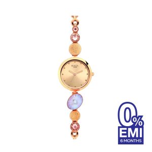 Titan Raga Women's Charm Elegant Mother of Pearl Dial with Ornate Strap Women’s Watch