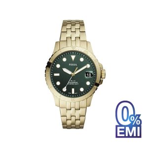 Fossil ES4746 Three-Hand Date Gold-Tone Stainless Steel Women’s Watch