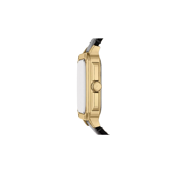Fossil Crosby Three-Hand Black Leather Men’s Watch - Image 3