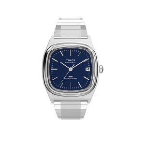 Q Timex Blue Dial Mechanical Automatic Unisex Watch